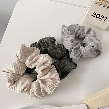 Ribbed Scrunchies